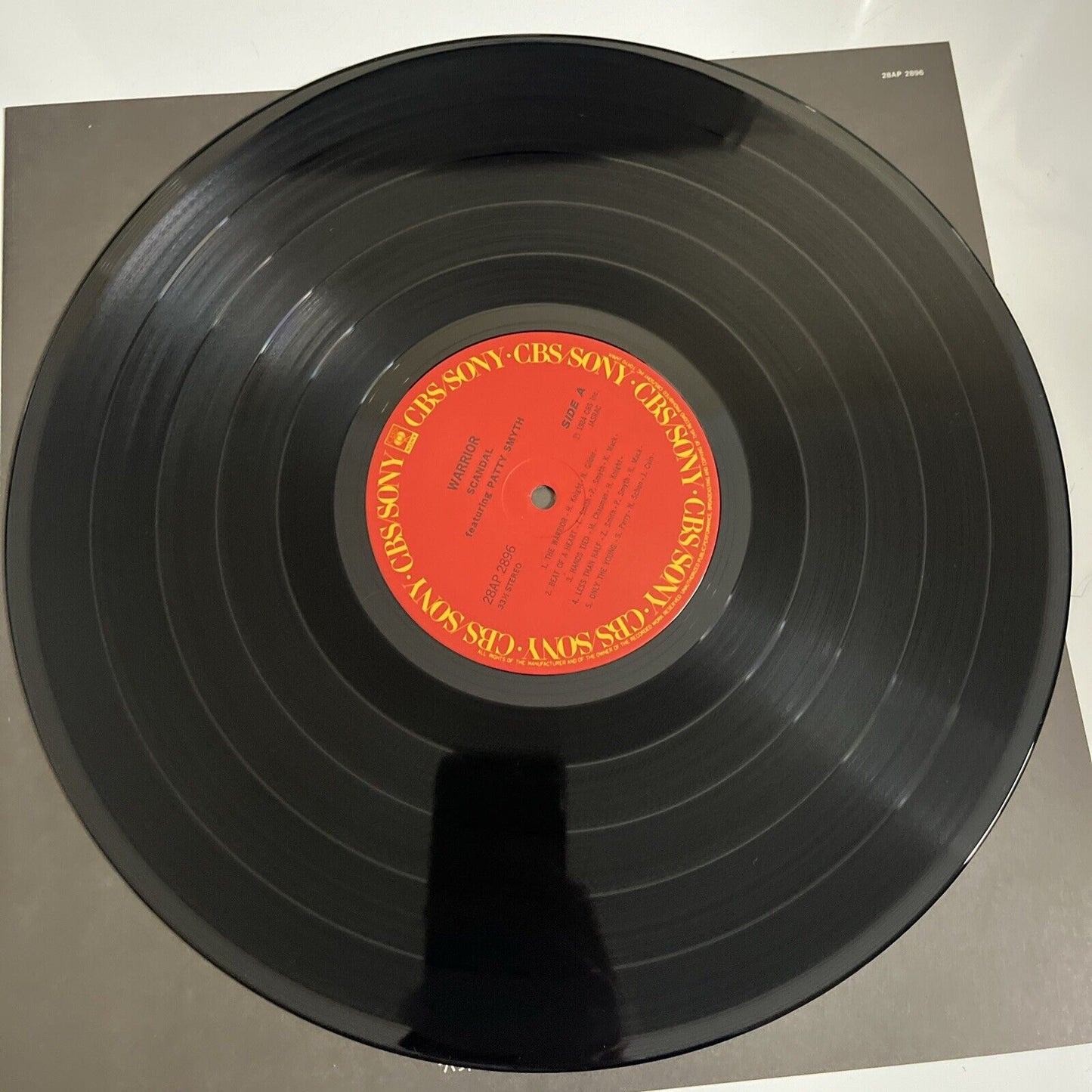 Scandal Featuring Patty Smyth – Warrior 1984 LP Vinyl Record Obi Japan 28AP 2896