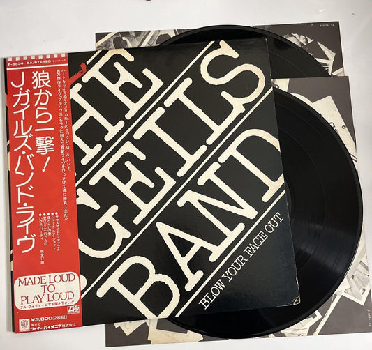 The J. Geils Band – Live Blow Your Face Out 1976 2x LP Vinyl Gatefold Obi Japan