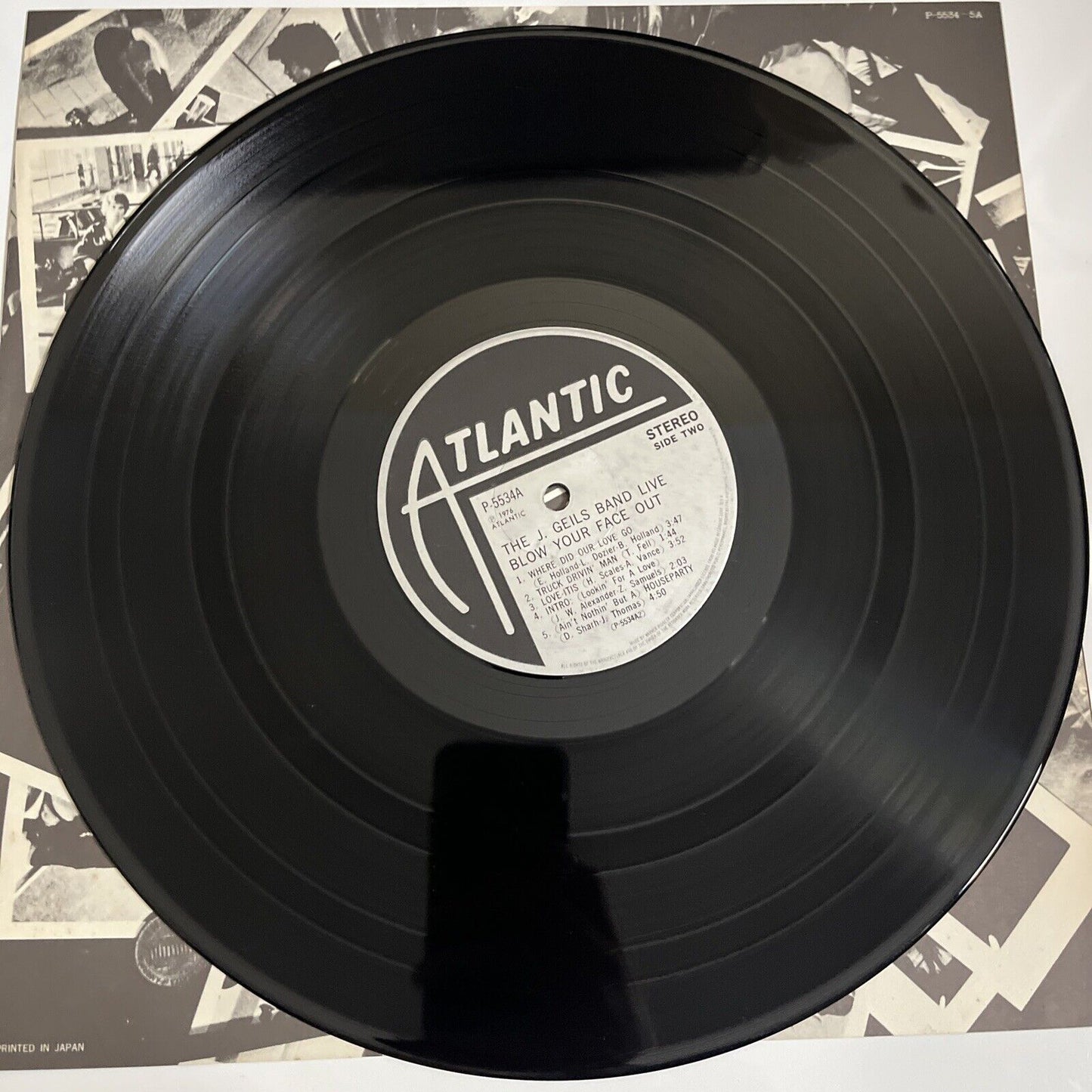 The J. Geils Band – Live Blow Your Face Out 1976 2x LP Vinyl Gatefold Obi Japan