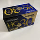 Victor VHS-C 30 min 2 Pack Cassette Tape 2TC-30HGD  NEW Sealed