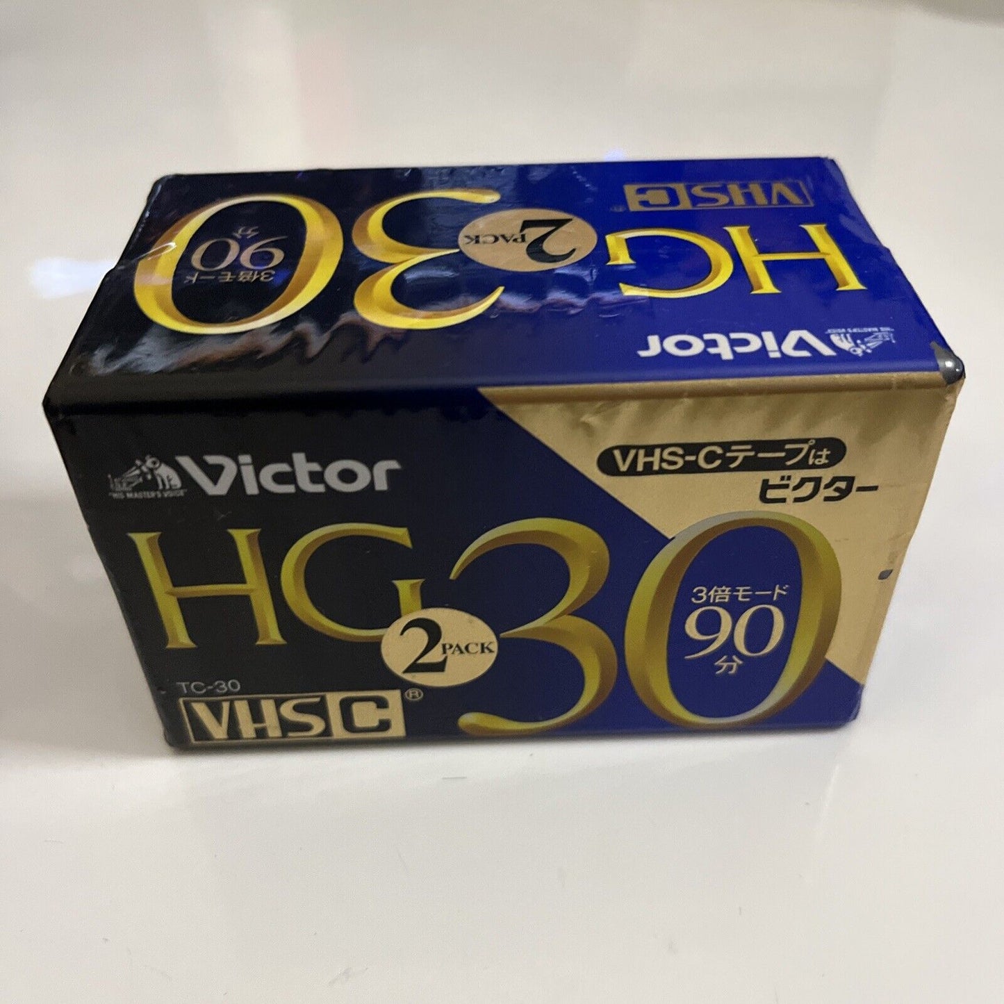 Victor VHS-C 30 min 2 Pack Cassette Tape 2TC-30HGD  NEW Sealed