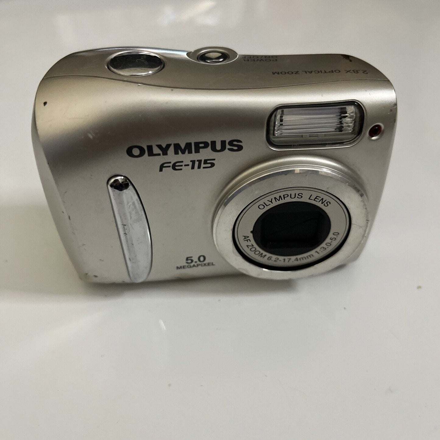 Olympus FE-115 Digital Camera 5MP *Battery Springs Corroded For Parts or Repair