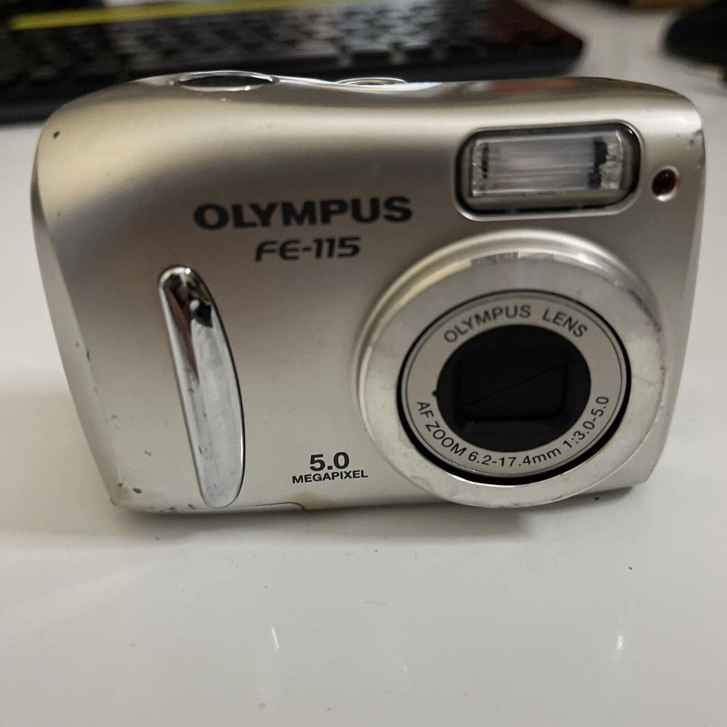 Olympus FE-115 Digital Camera 5MP *Battery Springs Corroded For Parts or Repair