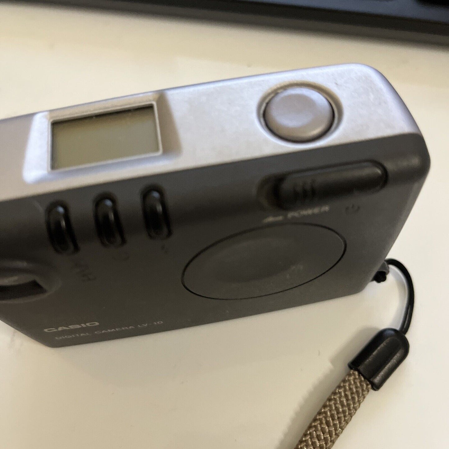 Casio LV-10 Digital Camera 3MP *Shutter Button Not Working For Parts Or Repair