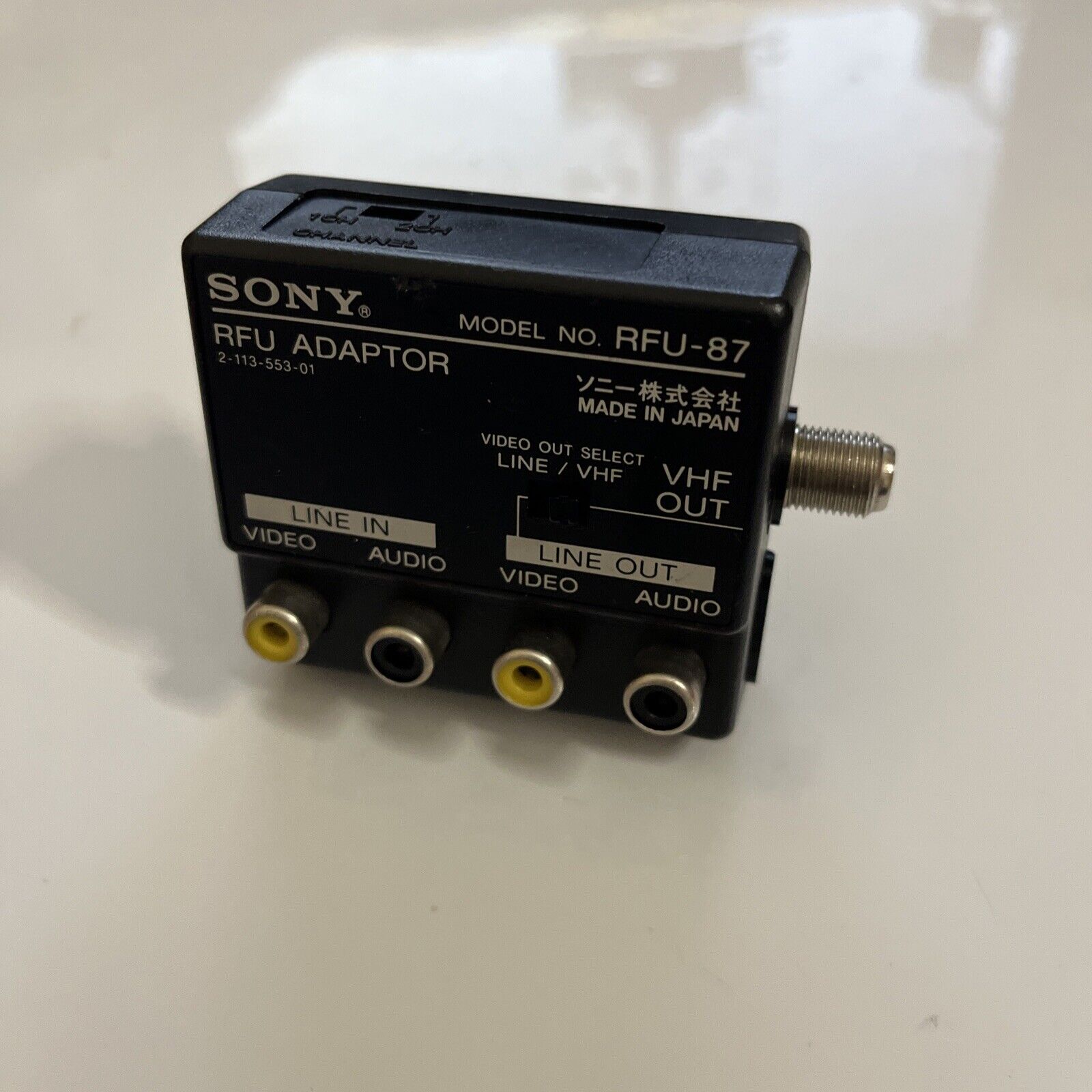 Open Rfu File Genuine Sony RFU Adaptor RFU-87 for Video Camera Handycam – Retro Unit
