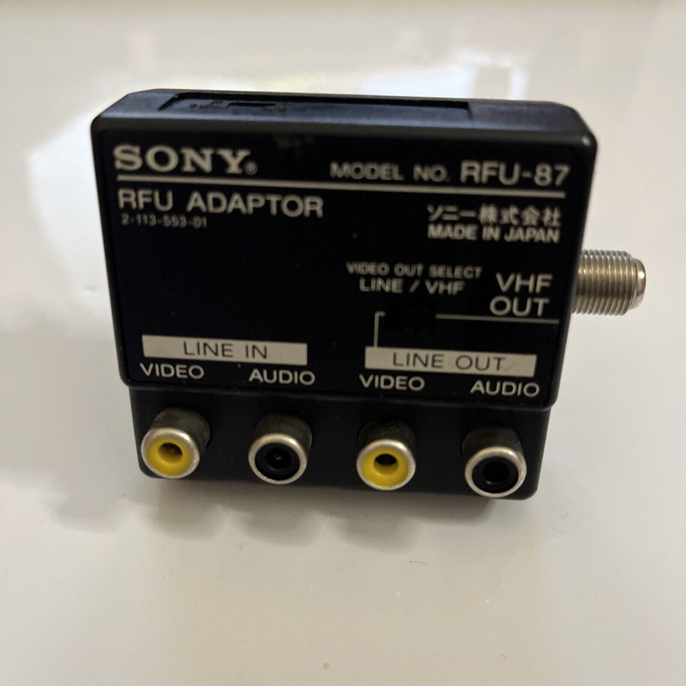 Open Rfu File Genuine Sony RFU Adaptor RFU-87 for Video Camera Handycam – Retro Unit