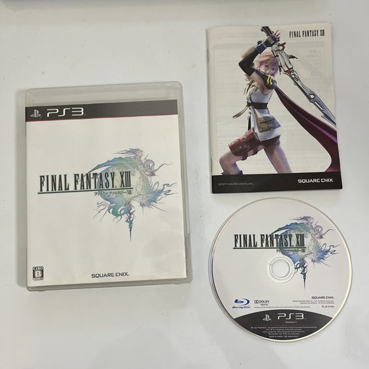 Final Fantasy XIII 13 PS3 Sony PlayStation 3 JAPAN Game Complete
