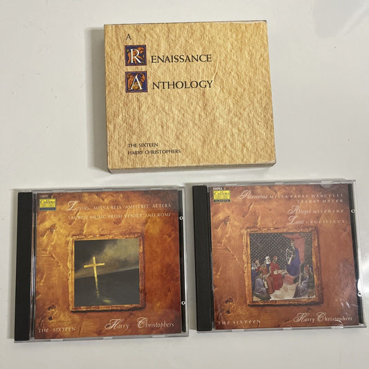 A Renaissance Anthology - Harry Christophers The Sixteen (CD, 1992, 2-Disc)