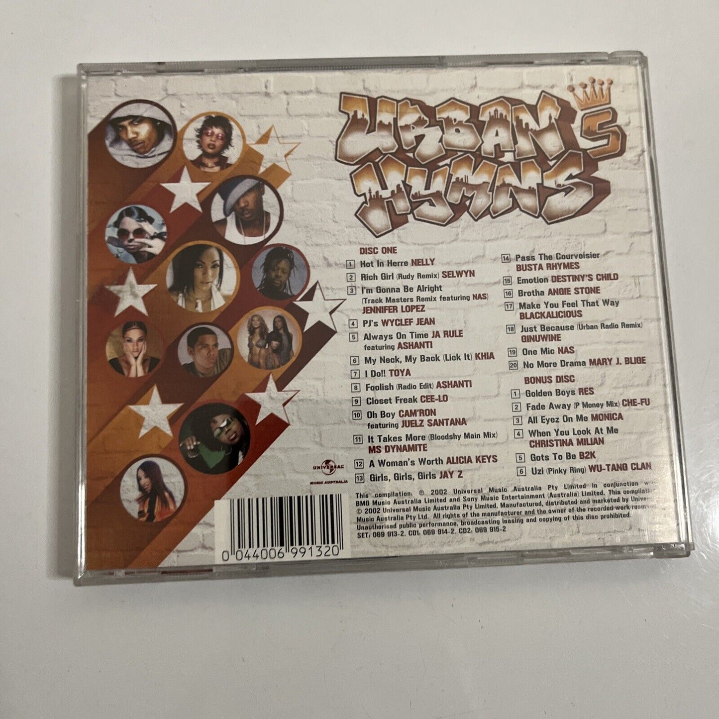 Urban Hymns 5 (The Best R'n'B And Hip Hop Tracks) (CD, 2002, 2-Disc)