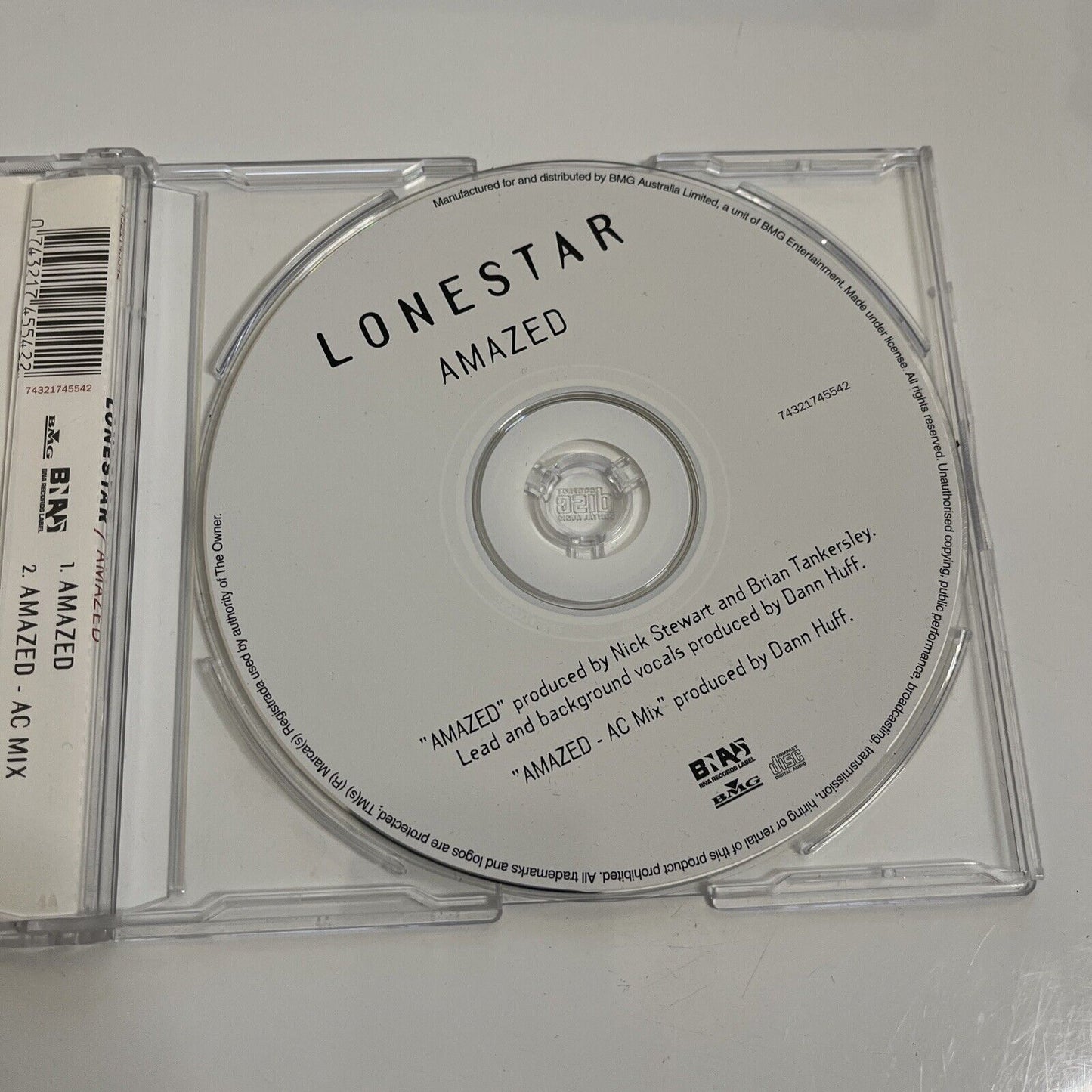 Amazed by Lonestar (CD, 2000) Single BMG