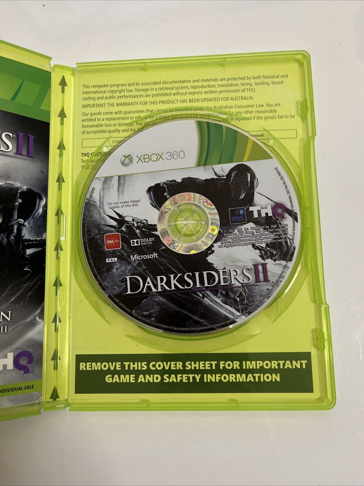 Darksiders 2  Microsoft XBOX 360 PAL 2012 Complete