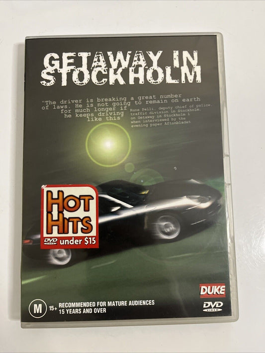 Getaway in Stockholm (DVD, 2002) Street Racing Region 4