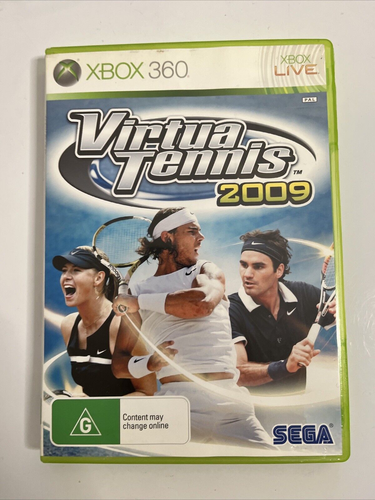 Virtua Tennis 2009 Microsoft XBOX 360 PAL Sega  Game
