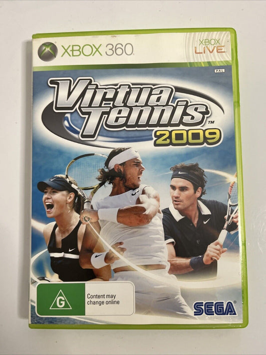 Virtua Tennis 2009 Microsoft XBOX 360 PAL Sega  Game