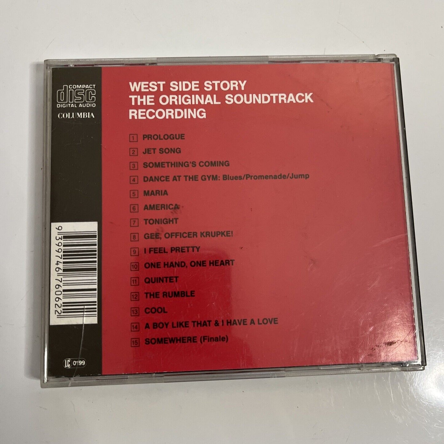 West Side Story Original Film Soundtrack (CD, 1961) Leonard Bernstein