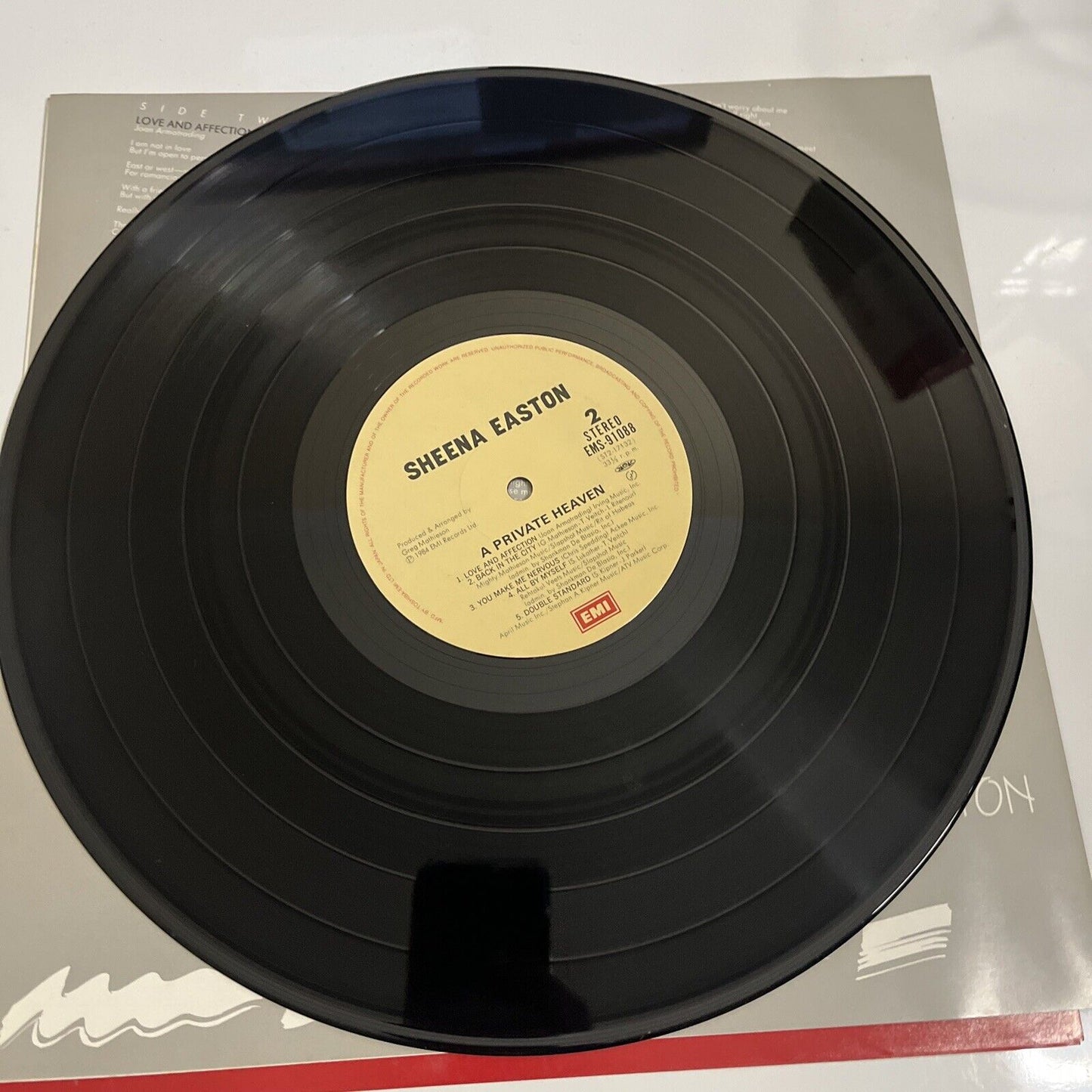 Sheena Easton – A Private Heaven 1984 LP Vinyl Record Japan EMI Poster EMS-91088