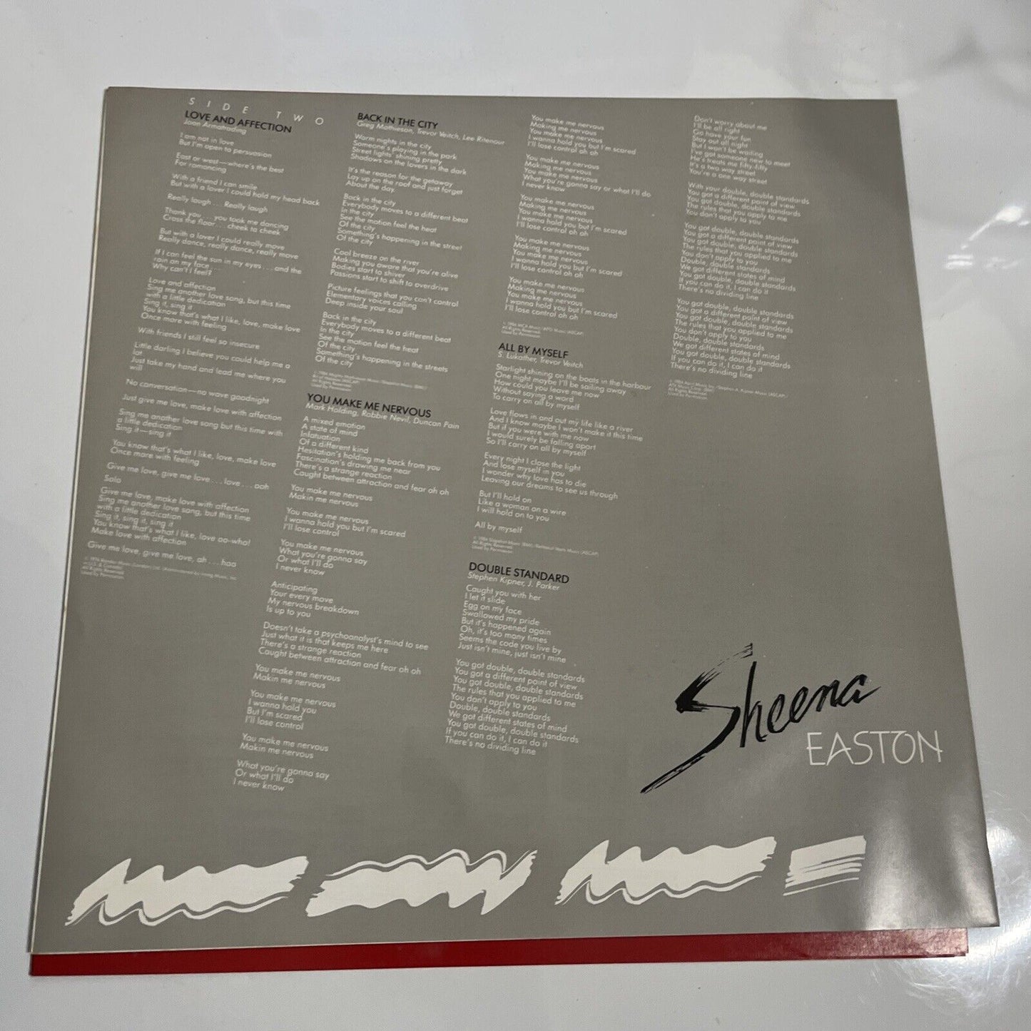 Sheena Easton – A Private Heaven 1984 LP Vinyl Record Japan EMI Poster EMS-91088