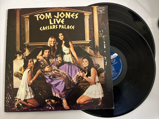 Tom Jones – Live Caesars Palace 2x LP Vinyl Record Deluxe Ed. 1971 Gatefold