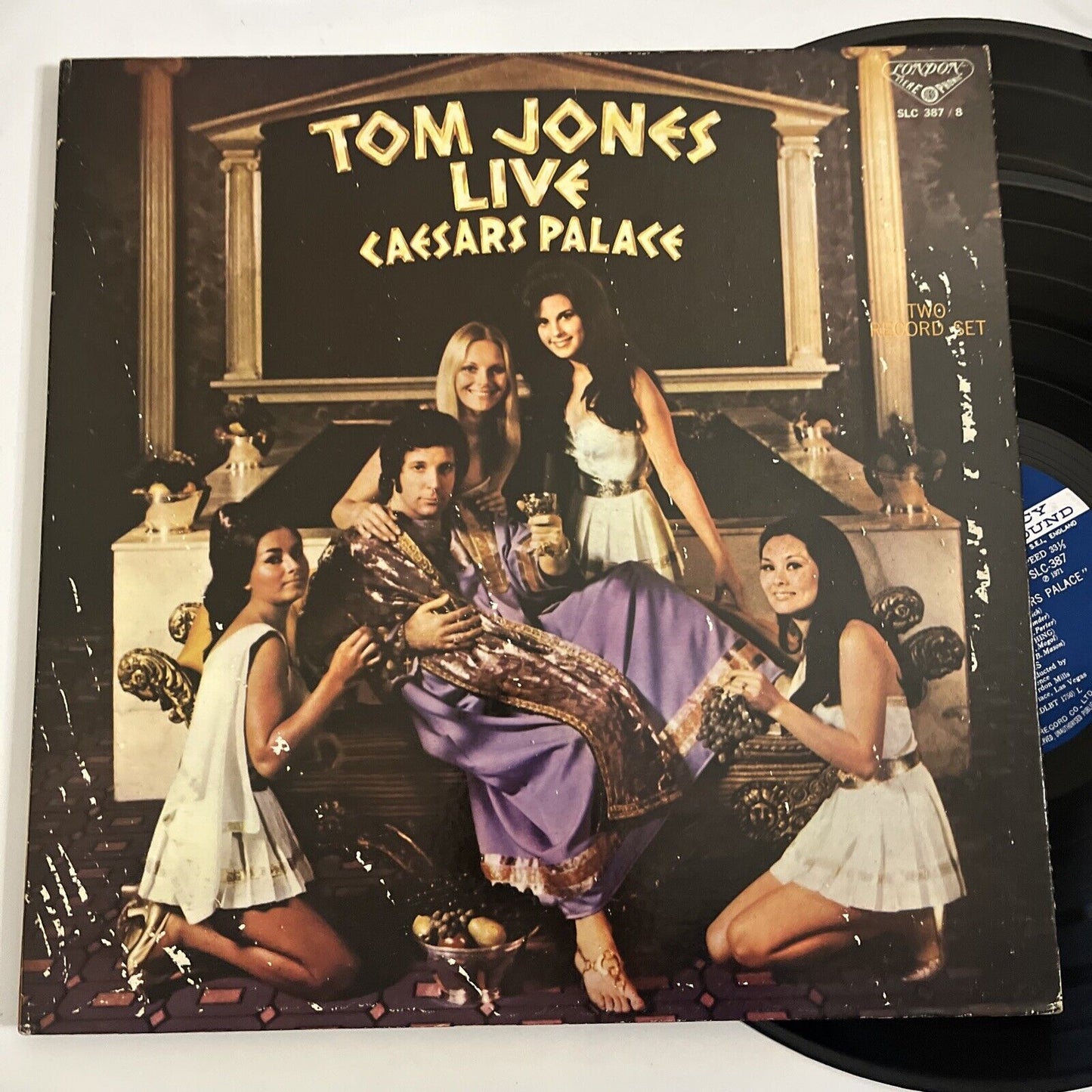 Tom Jones – Live Caesars Palace 2x LP Vinyl Record Deluxe Ed. 1971 Gatefold