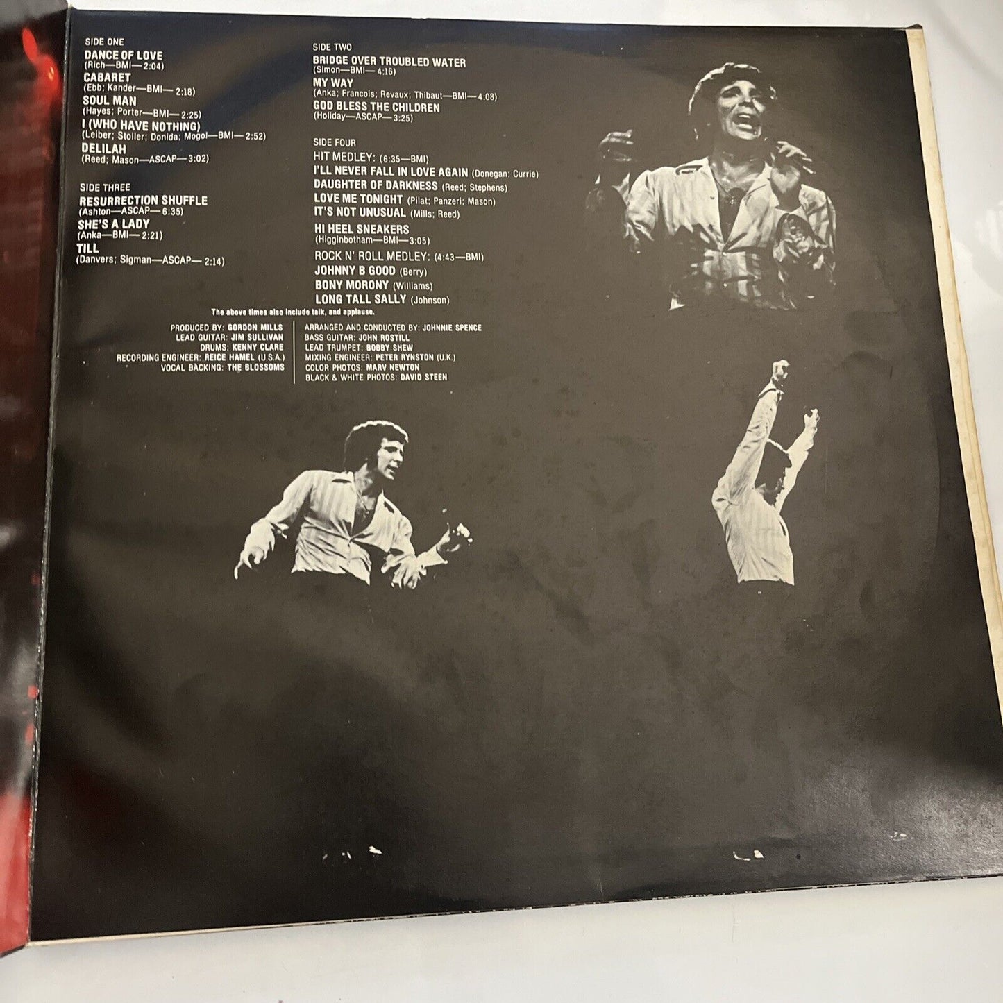 Tom Jones – Live Caesars Palace 2x LP Vinyl Record Deluxe Ed. 1971 Gatefold