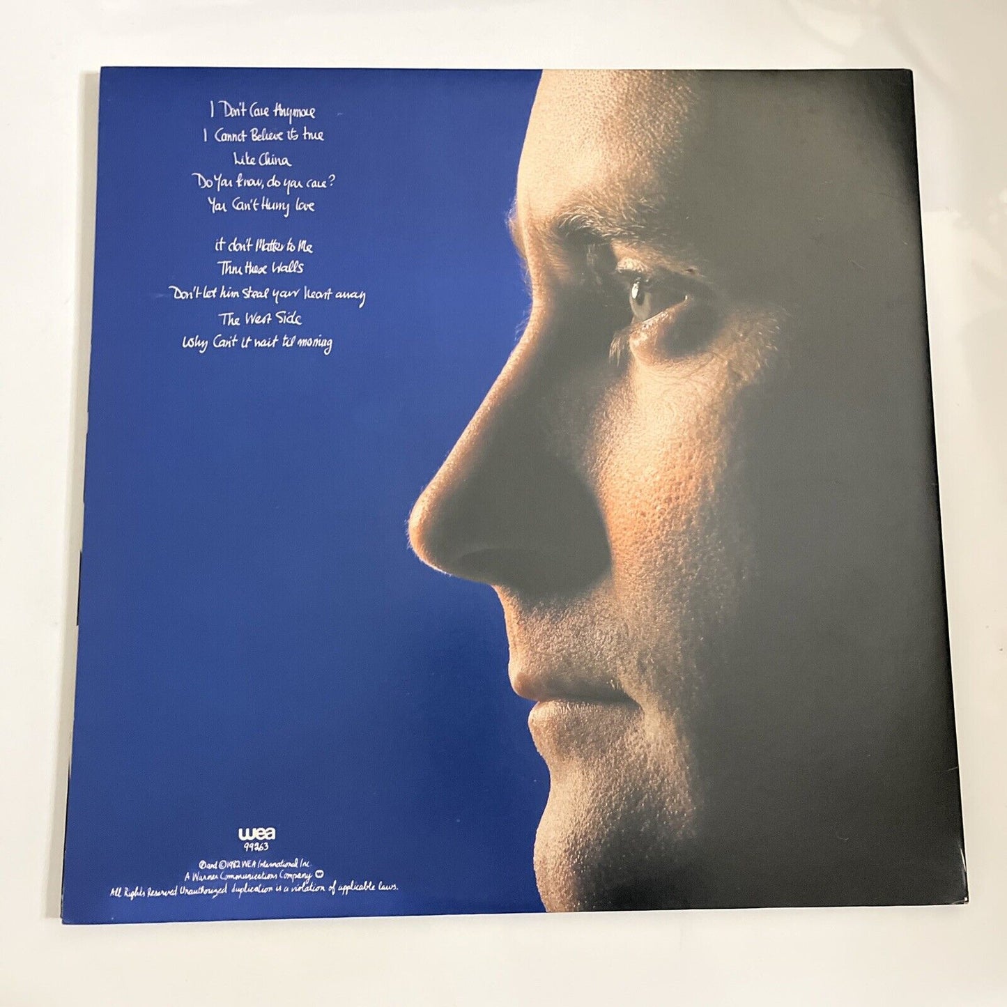 Phil Collins – Hello, I Must Be Going 1982 LP Vinyl Gatefold WEA Records P-11315