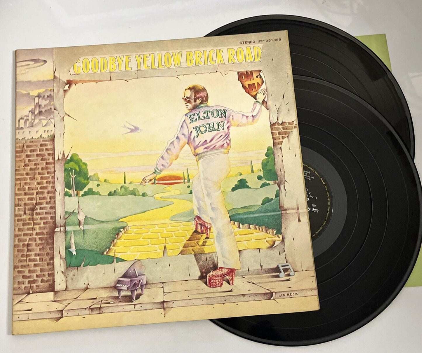 Elton John – Goodbye Yellow Brick Road 1974 2x LP Gatefold Trifold IFP-93105B