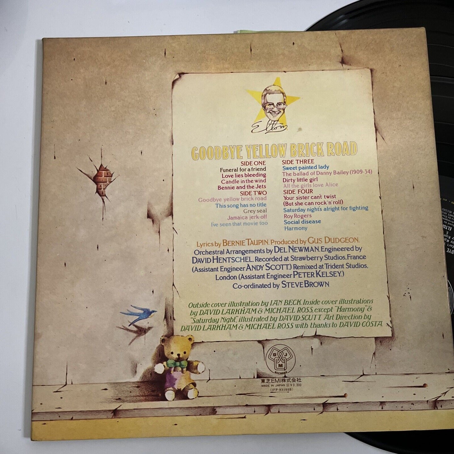 Elton John – Goodbye Yellow Brick Road 1974 2x LP Gatefold Trifold IFP-93105B