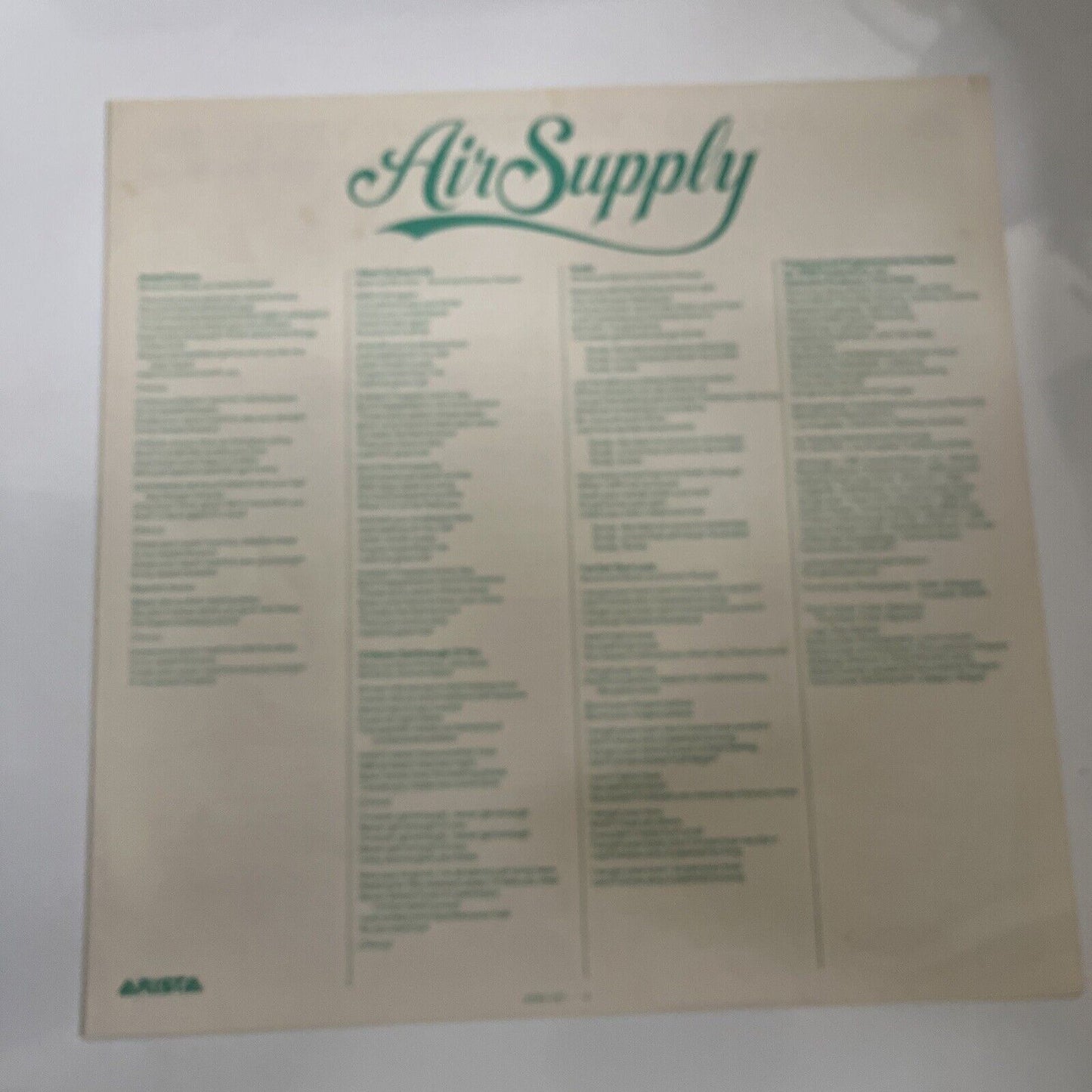 Air Supply – The One That You Love 1981 LP Vinyl Arista Record Obi Japan 25RS127