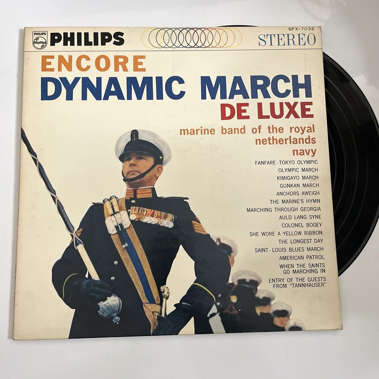 Encore Dynamic Deluxe Marine Band Netherlands LP Vinyl Record Gatefold SFX-7032