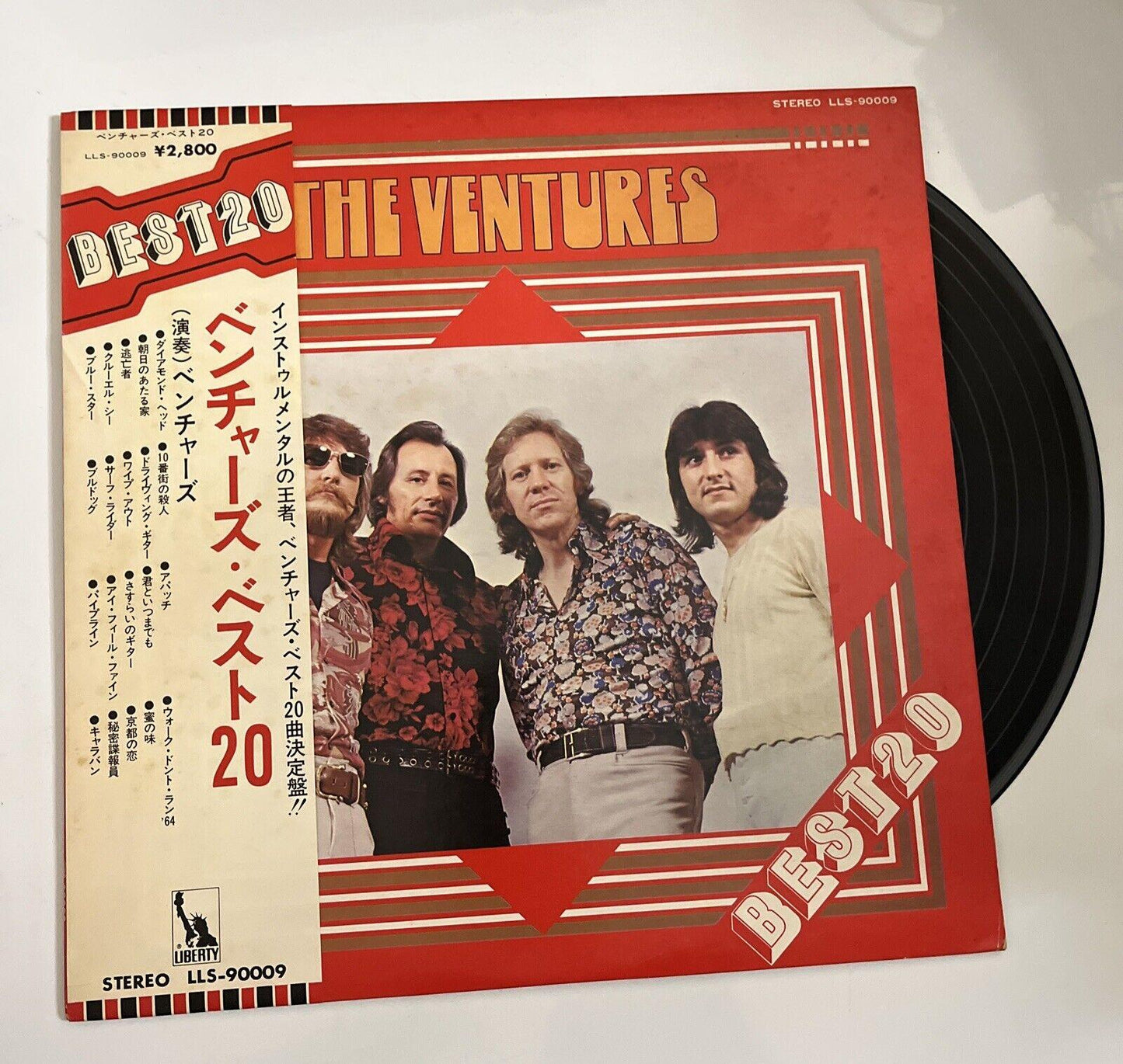 The Ventures – Best 20 1975 LP Vinyl Record Obi Japan LLS-90009