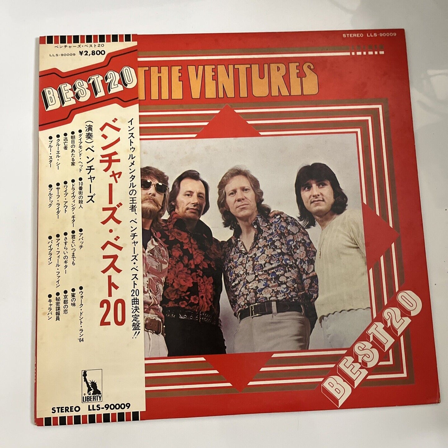 The Ventures – Best 20 1975 LP Vinyl Record Obi Japan LLS-90009