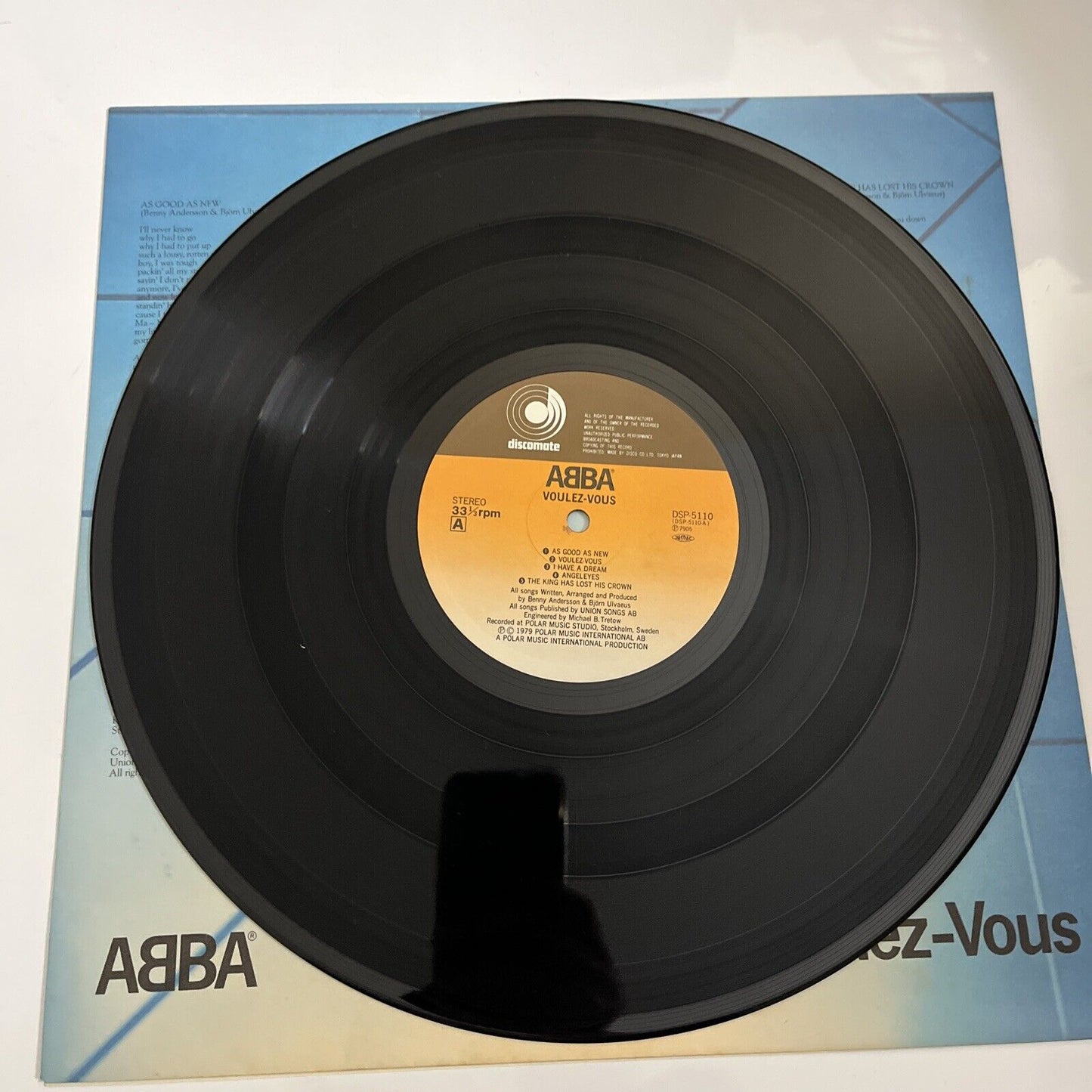 ABBA – Voulez-Vous 1979 LP Vinyl Obi Japan DSP-5110