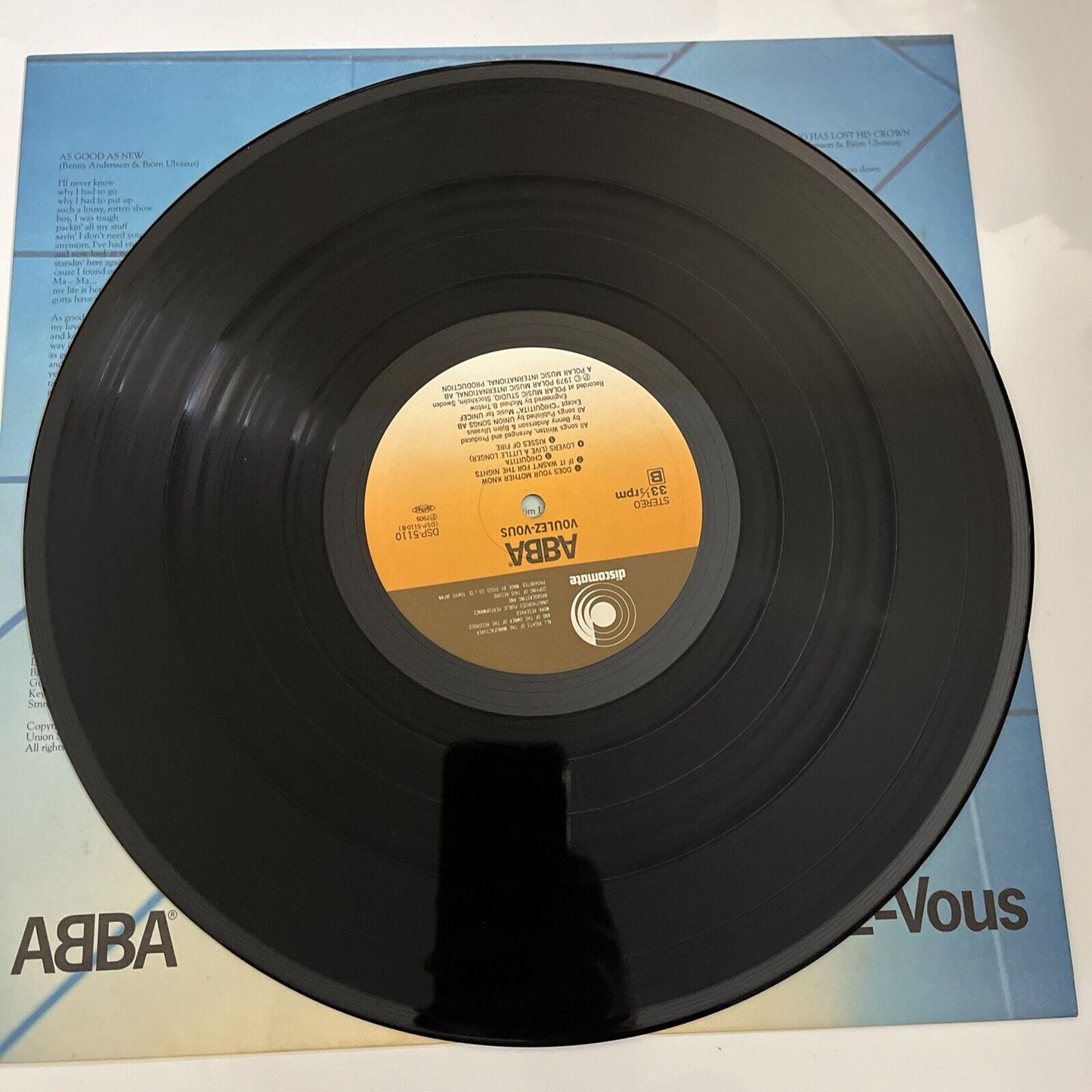 ABBA – Voulez-Vous 1979 LP Vinyl Obi Japan DSP-5110