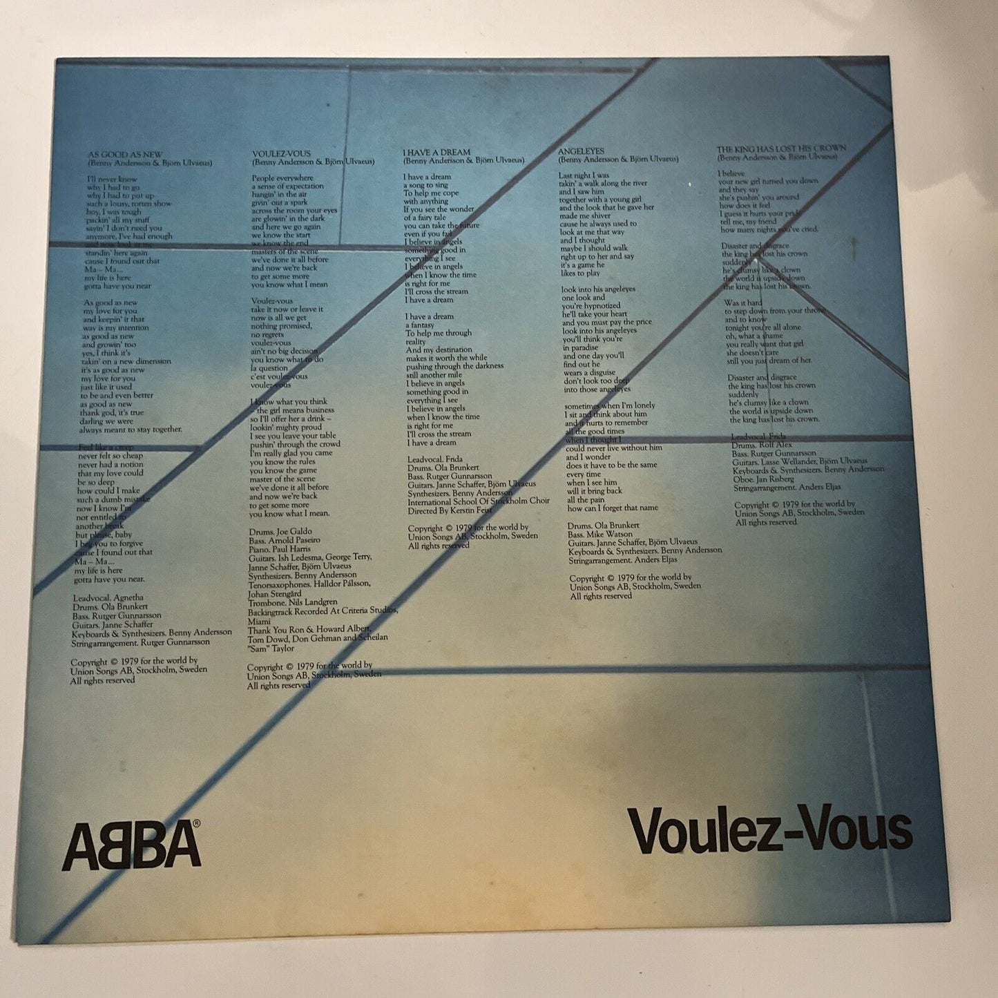 ABBA – Voulez-Vous 1979 LP Vinyl Obi Japan DSP-5110