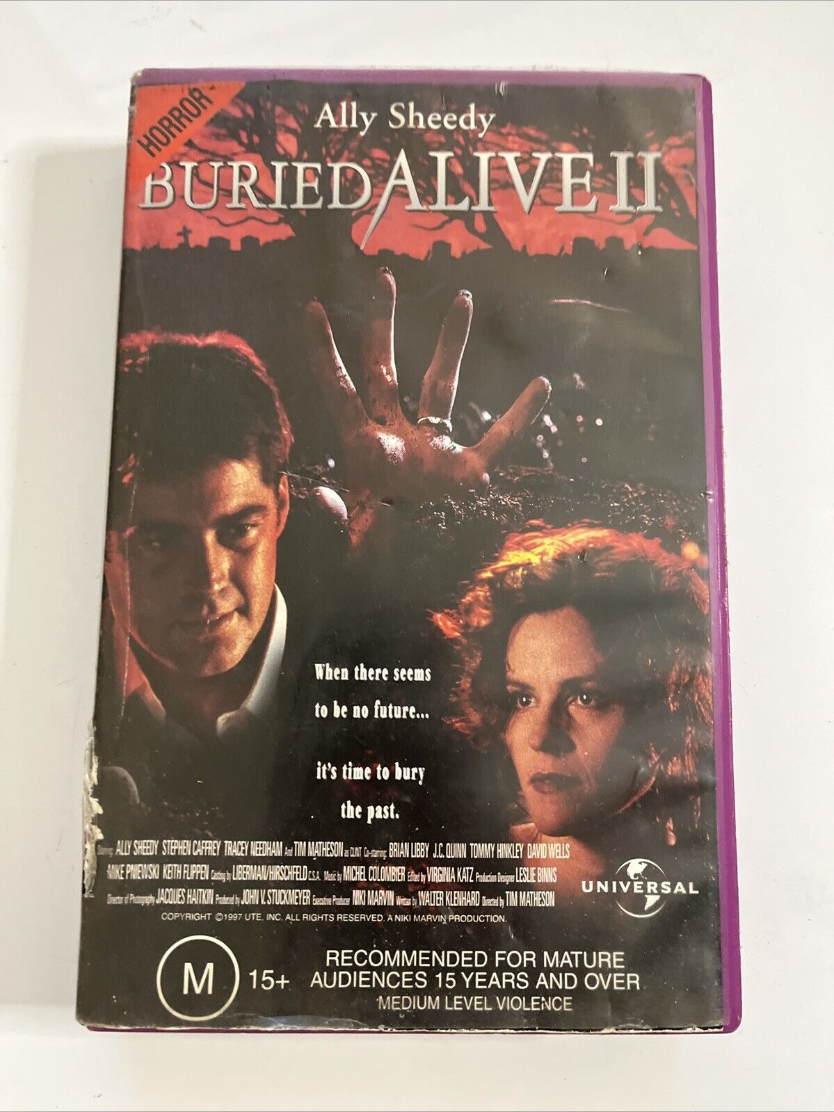 Buried Alive II VHS 1997 PAL Ally Sheedy, Stephen Caffrey, Tracey Needham