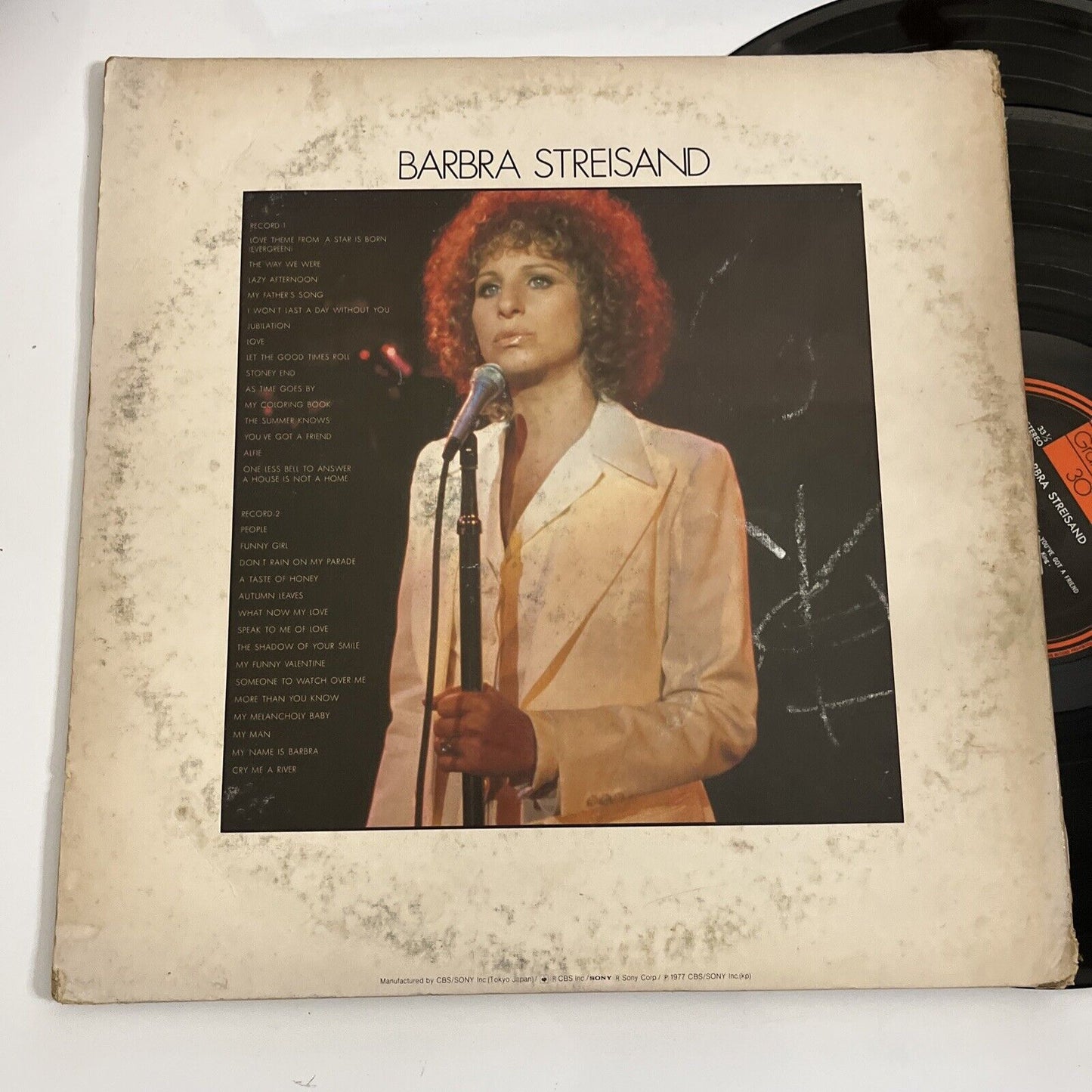 Barbra Streisand – Golden Grand Prix 30 2x LP Vinyl Record 1977 Gatefold 40AP475