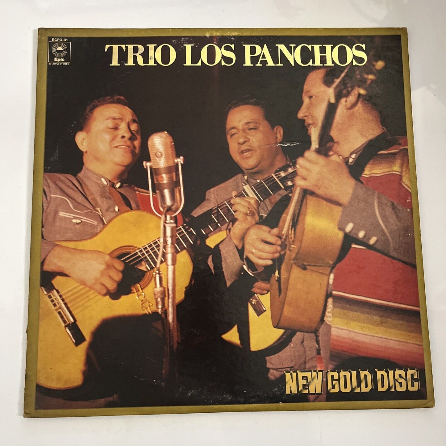 Trio Los Panchos – New Gold Disc 1975 LP Vinyl Epic Records ECPO-31