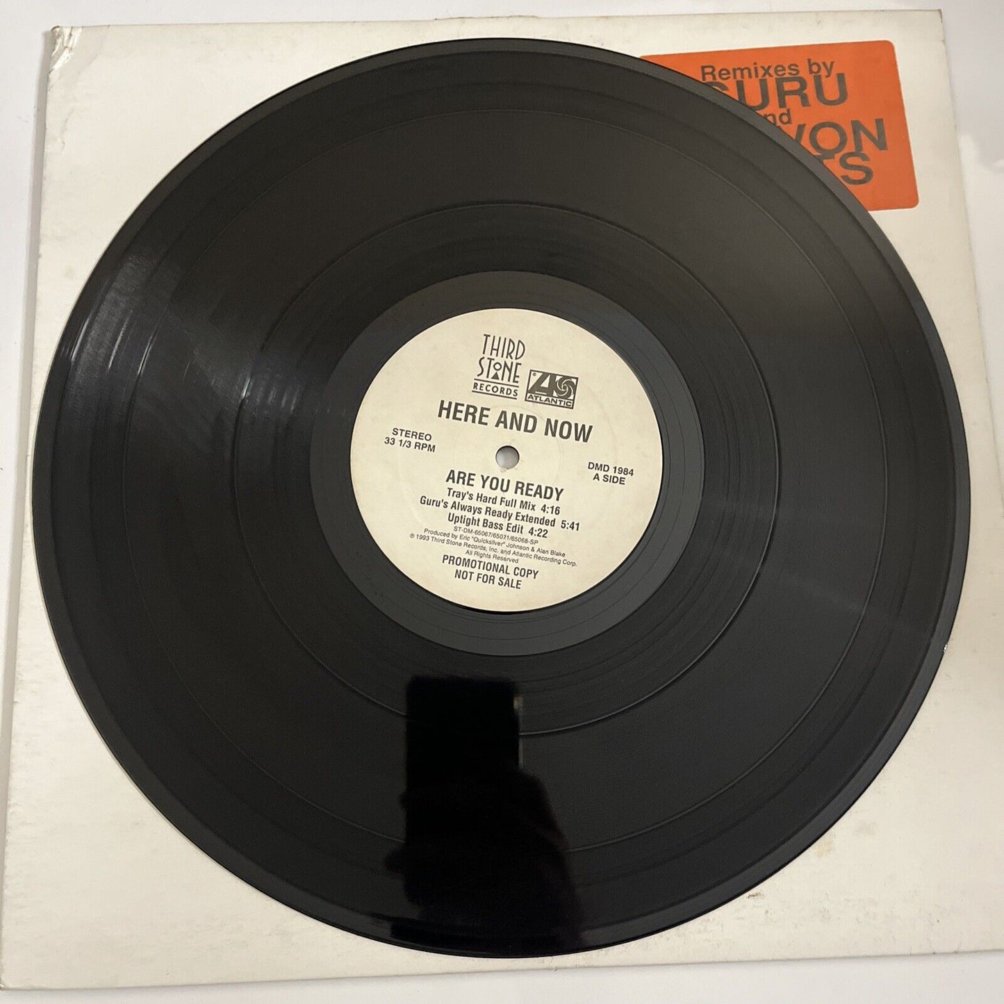 Here And Now – Are You Ready 12" Vinyl Record 1993 Promo DMD 1984