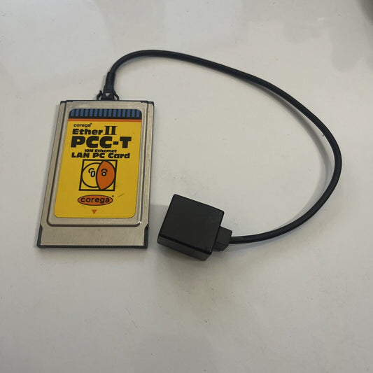 Corega Ether II PCC-T 10M Ethernet LAN PC Card PCMCIA