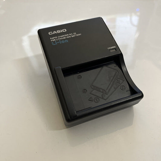 Genuine Casio Rapid Camera Battery Charger BC-20 for NP-30 NP-30DBA QV-R3 QV-R4