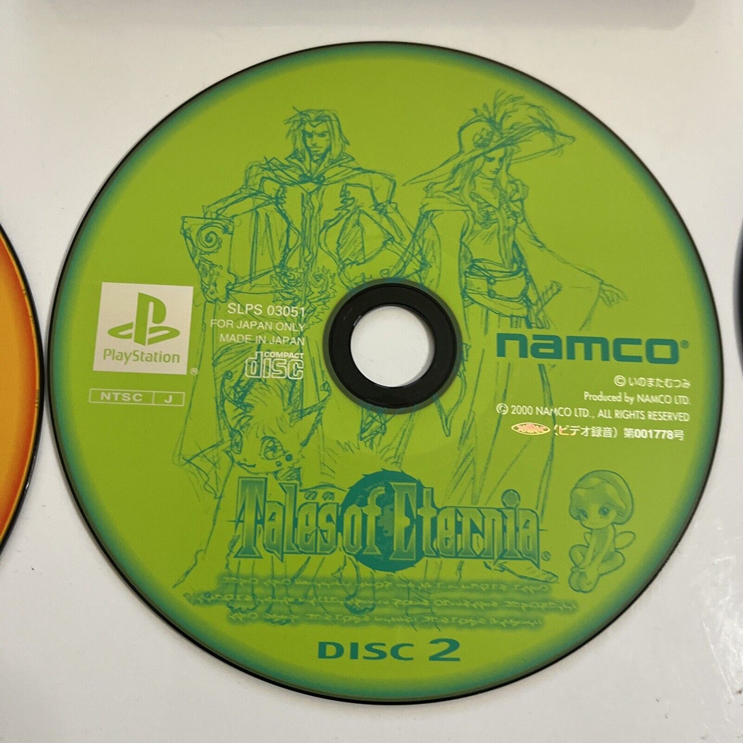 Tales Of Eternia  PS1 Sony PlayStation NTSC-J JAPAN Namco RPG Obi Game Complete