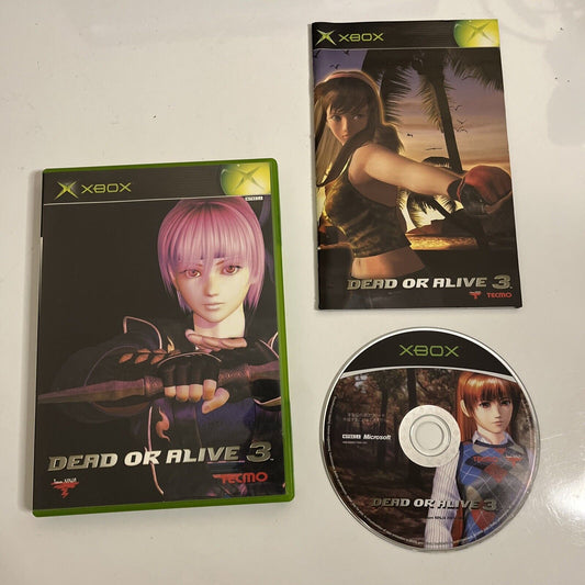 Dead Or Alive 3 Microsoft XBOX Original NTSC-J JAPAN Fighting 2002 Game Complete