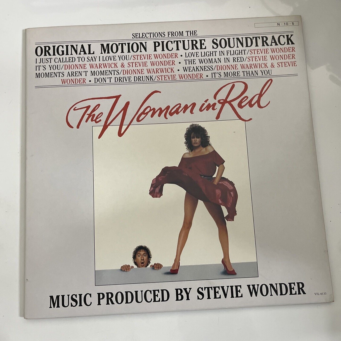 Stevie Wonder – The Woman In Red Film Soundtrack 1984 LP Vinyl Gatefold Japan