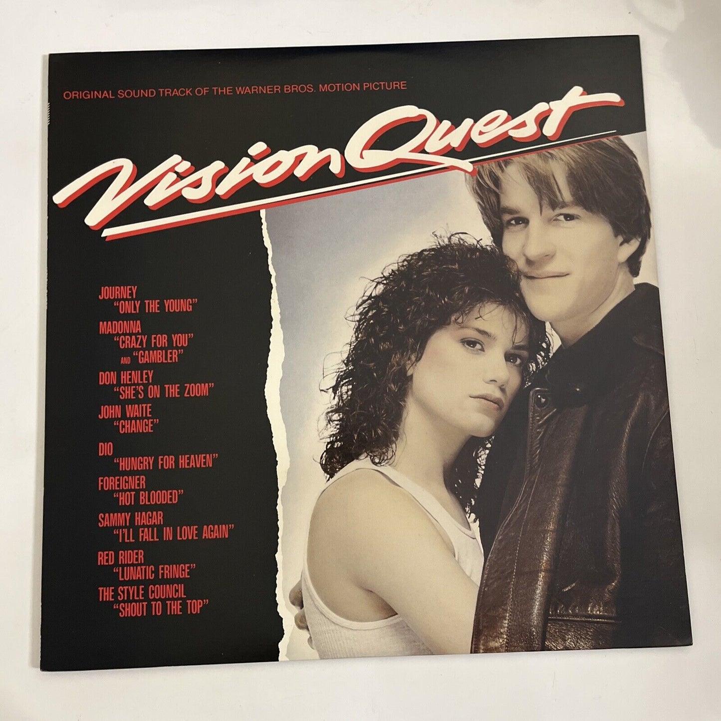 Vision Quest Original Film Sound Track LP 1985 Vinyl Record Geffen Records