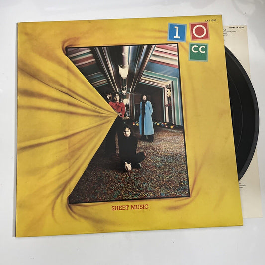 10cc – Sheet Music 1978 LP Vinyl Record UK Records LAX 1030