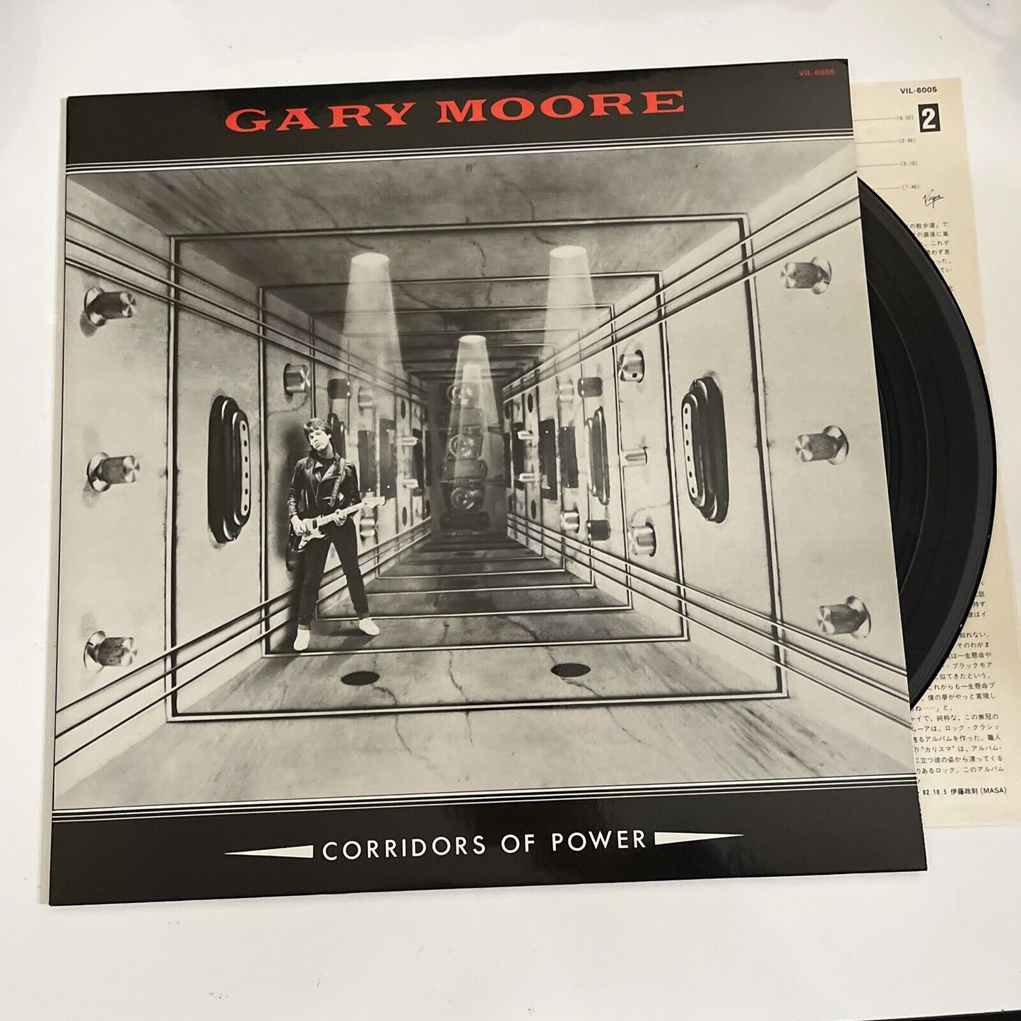 Gary Moore – Corridors Of Power 1982 LP Vinyl Record Virgin VIL-6005