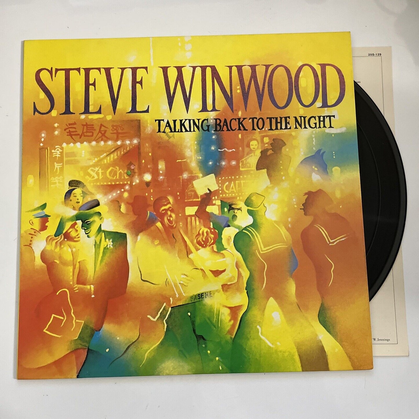 Steve Winwood – Talking Back To The Night 1982 LP Vinyl Record 25S-129