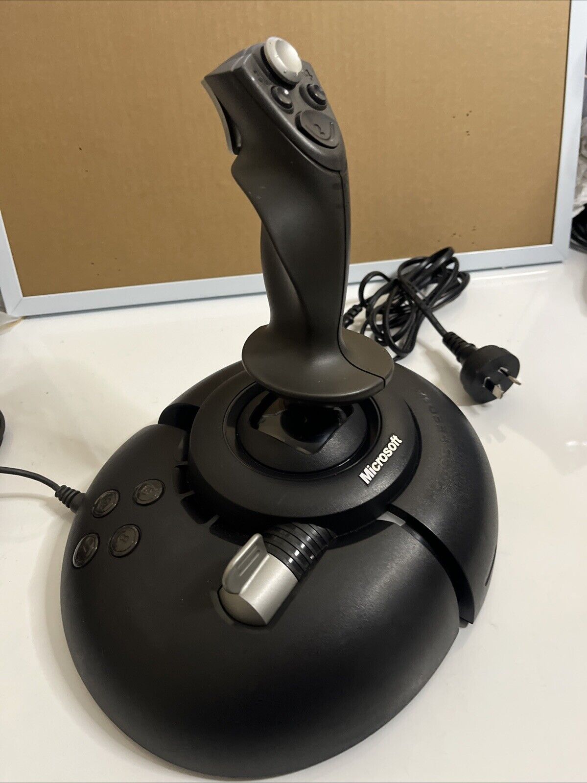 Microsoft SideWinder Force Feedback 2 Joystick Flight Simulator Black