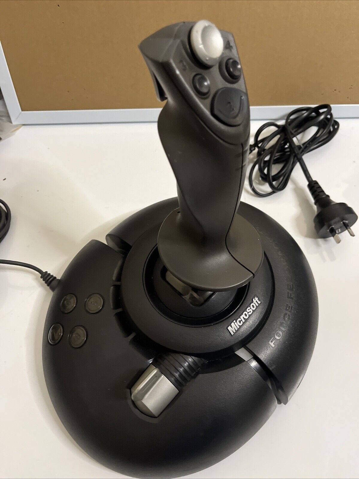 Microsoft SideWinder Force Feedback 2 Joystick Flight Simulator Black