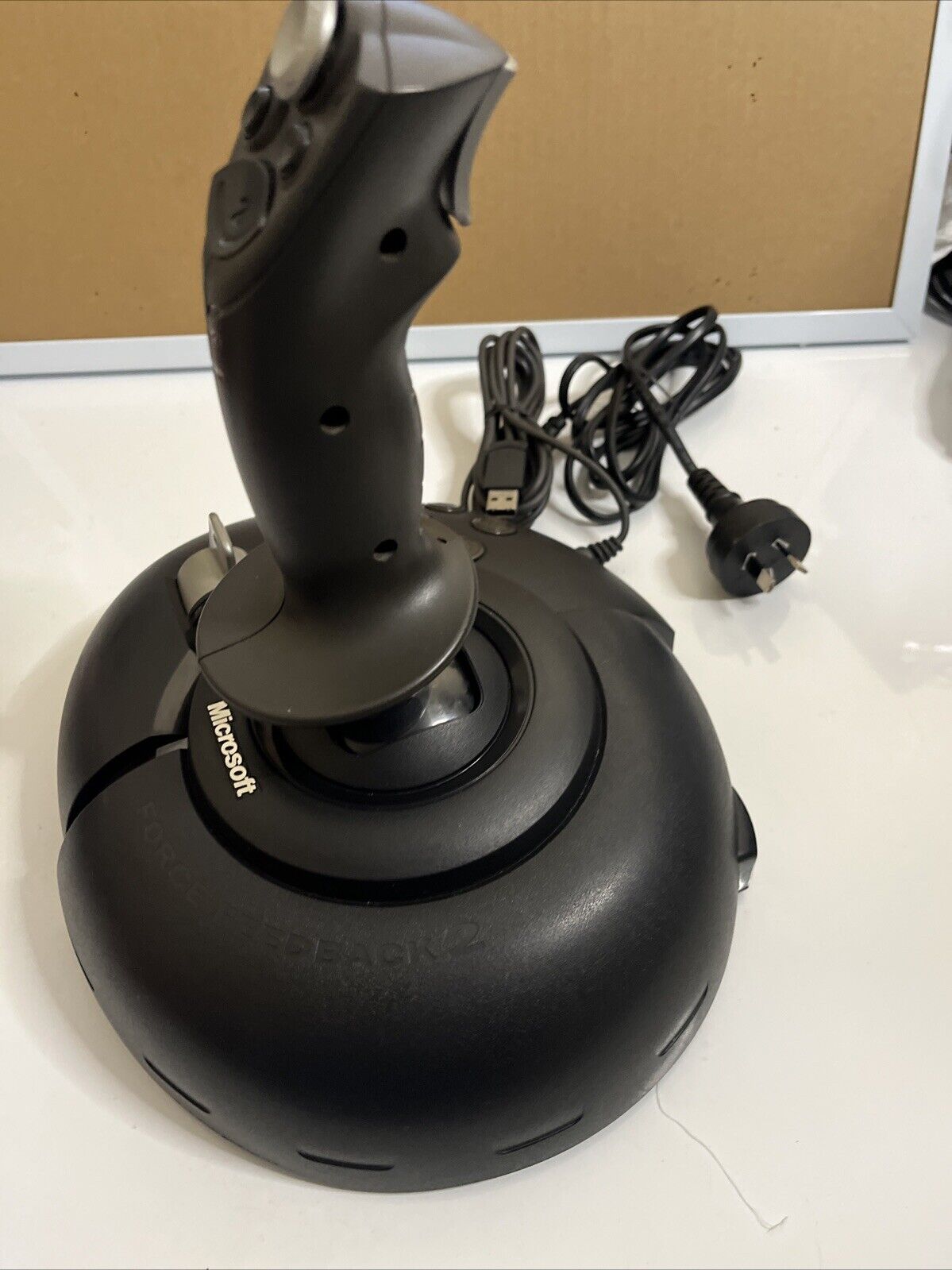 Microsoft  SideWinder Force Feedback 2 Joystick Flight Simulator Black X05-92622